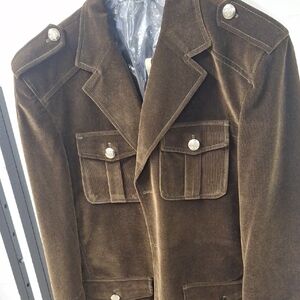 Men's Classic Brown Military Field Jacket
